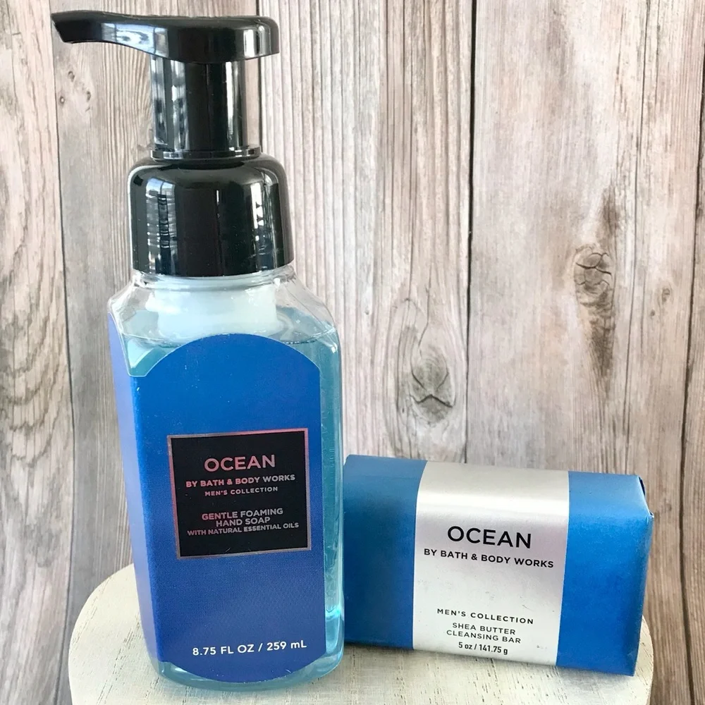 🆕(MEN) Ocean Foaming Hand Soap and Cleansing Bar